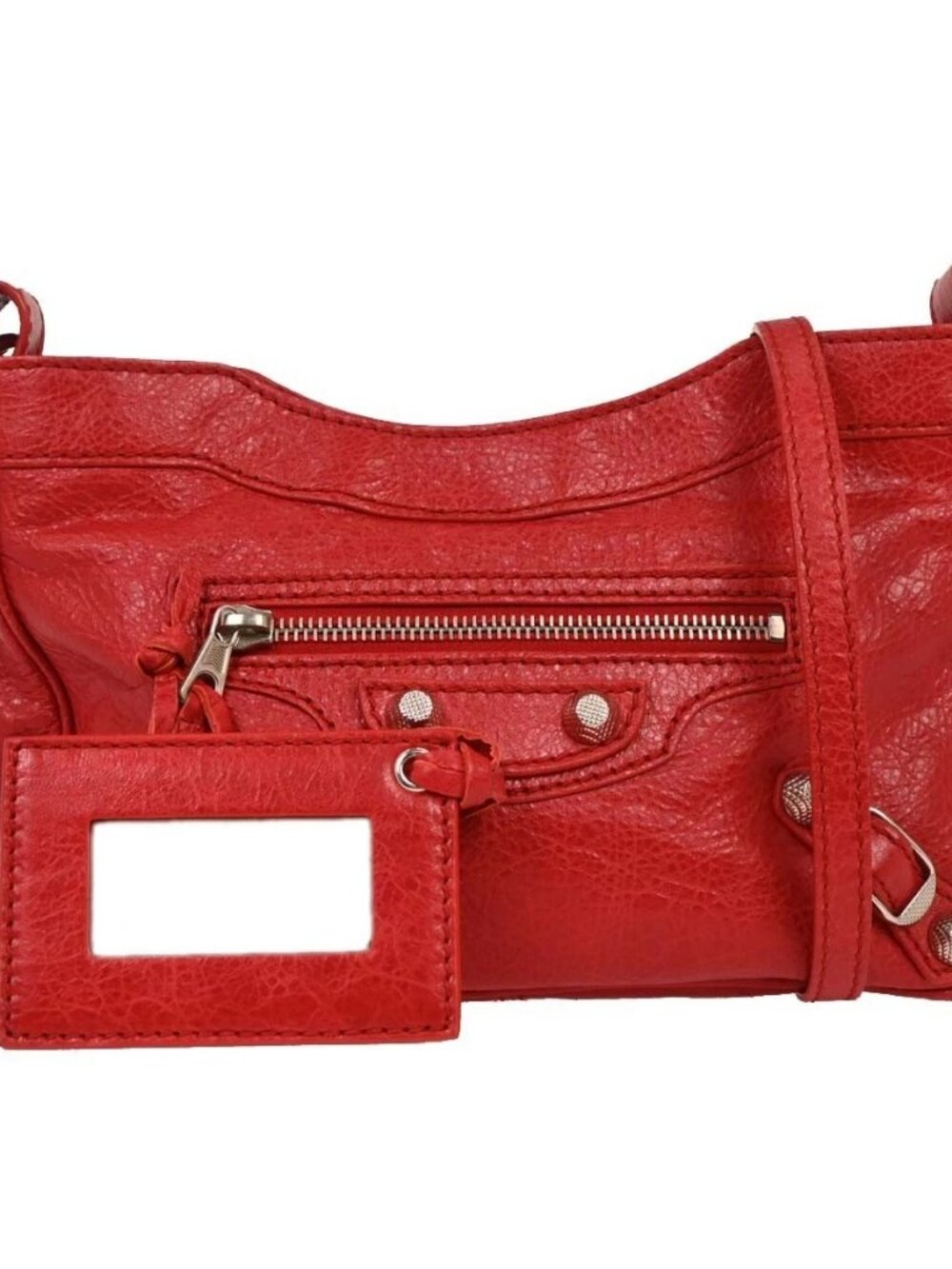Balenciaga Red Leather Hip Shoulder Bag 237203.6420 I.002123 126224